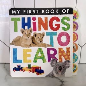 ”My First Book of Things To Learn” Tiger Tales Board Book